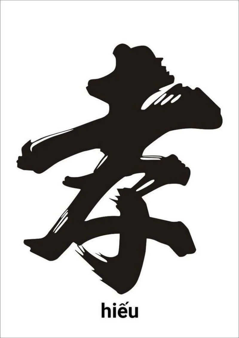 hình chữ thư pháp 5