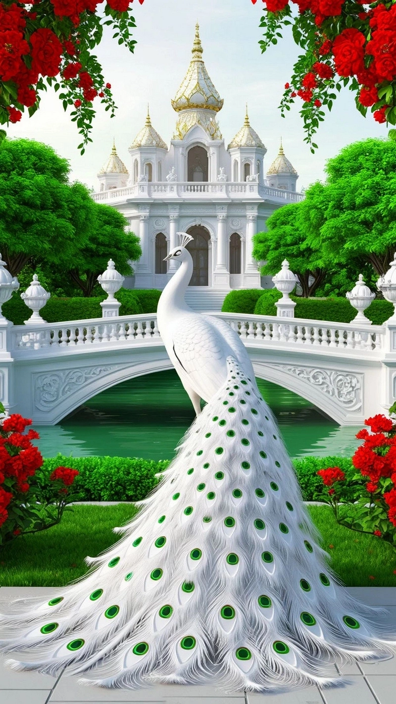 hình nền con công 10