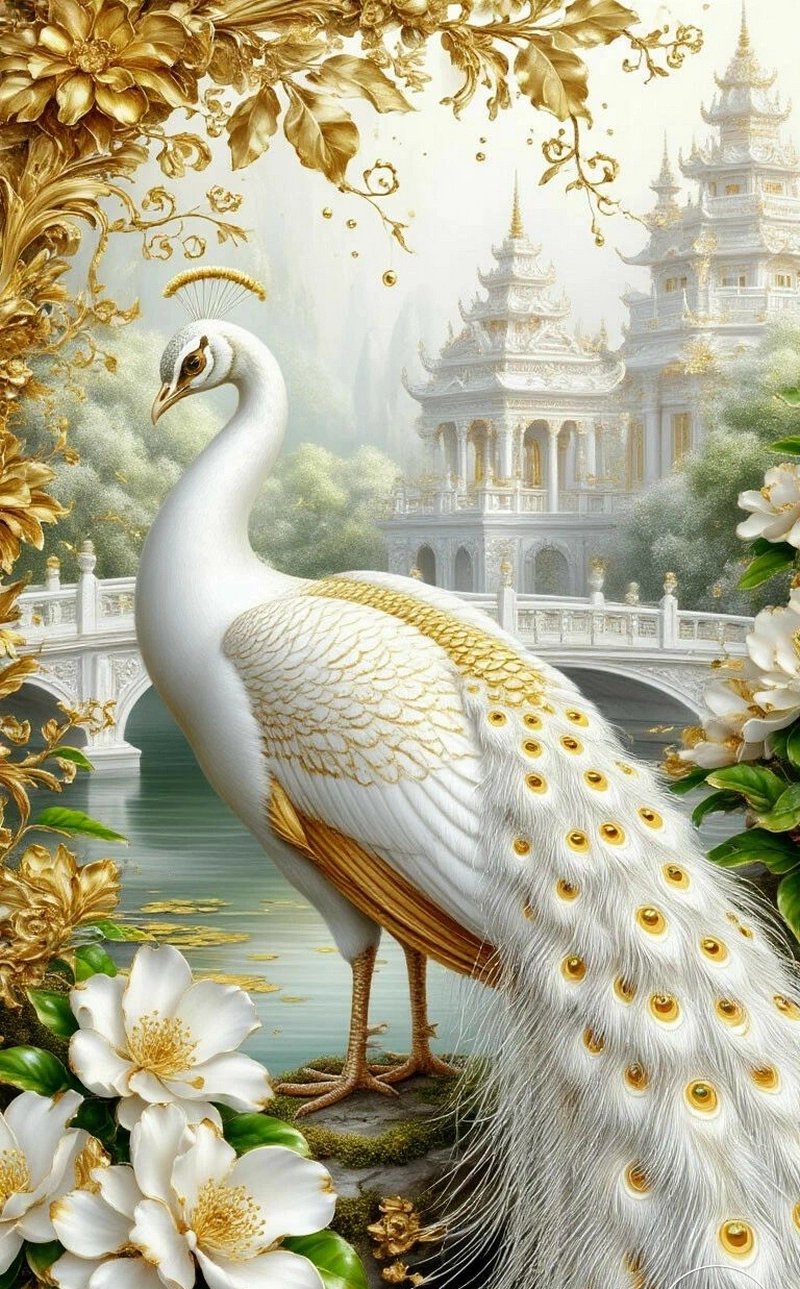 hình nền con công 13