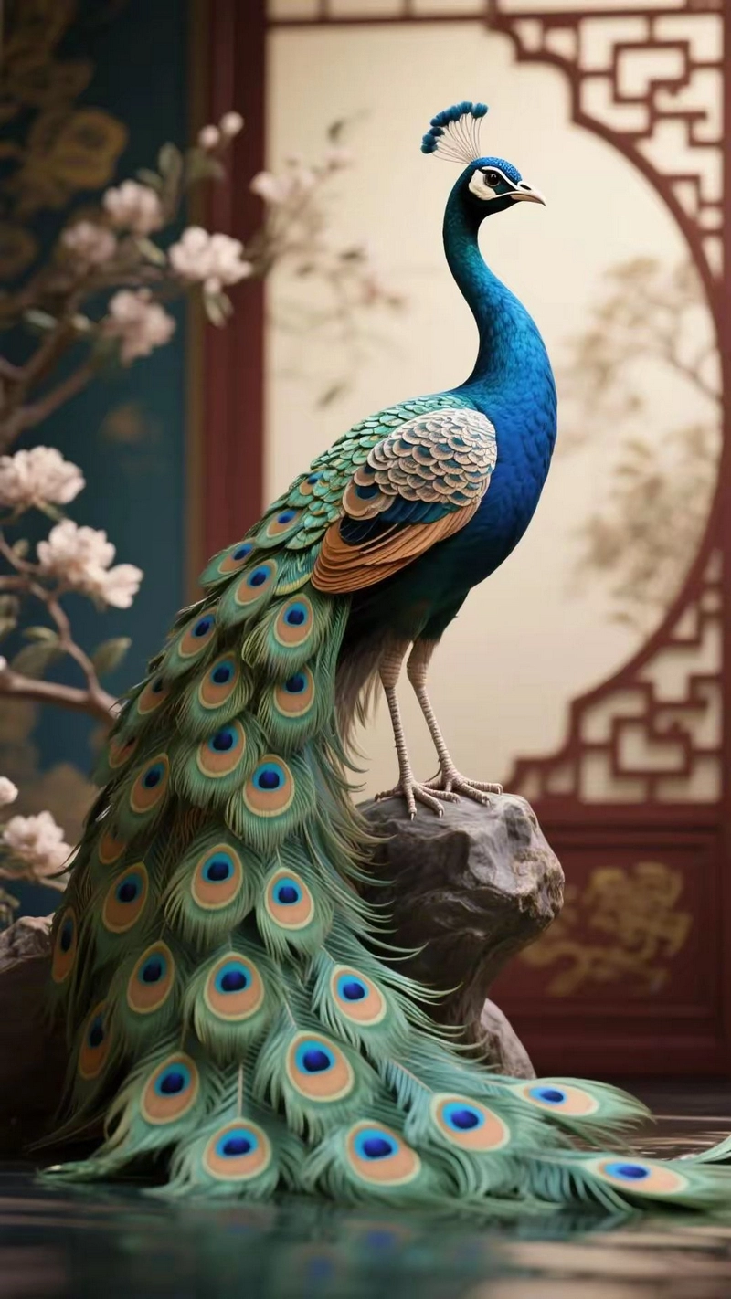 hình nền con công 17