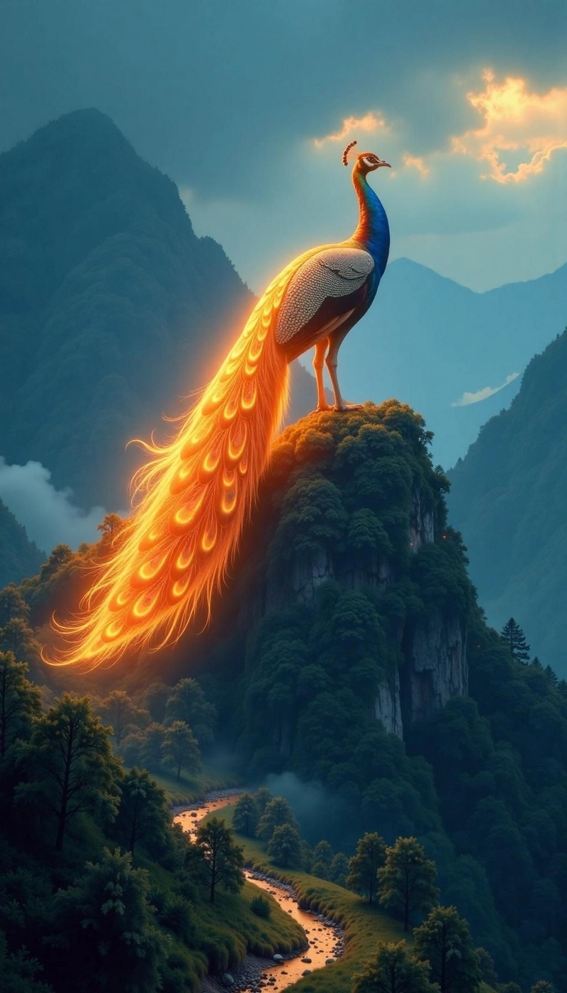 hình nền con công 21