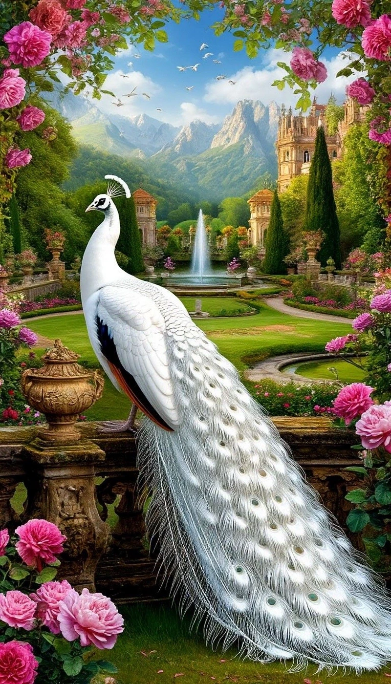 hình nền con công 24