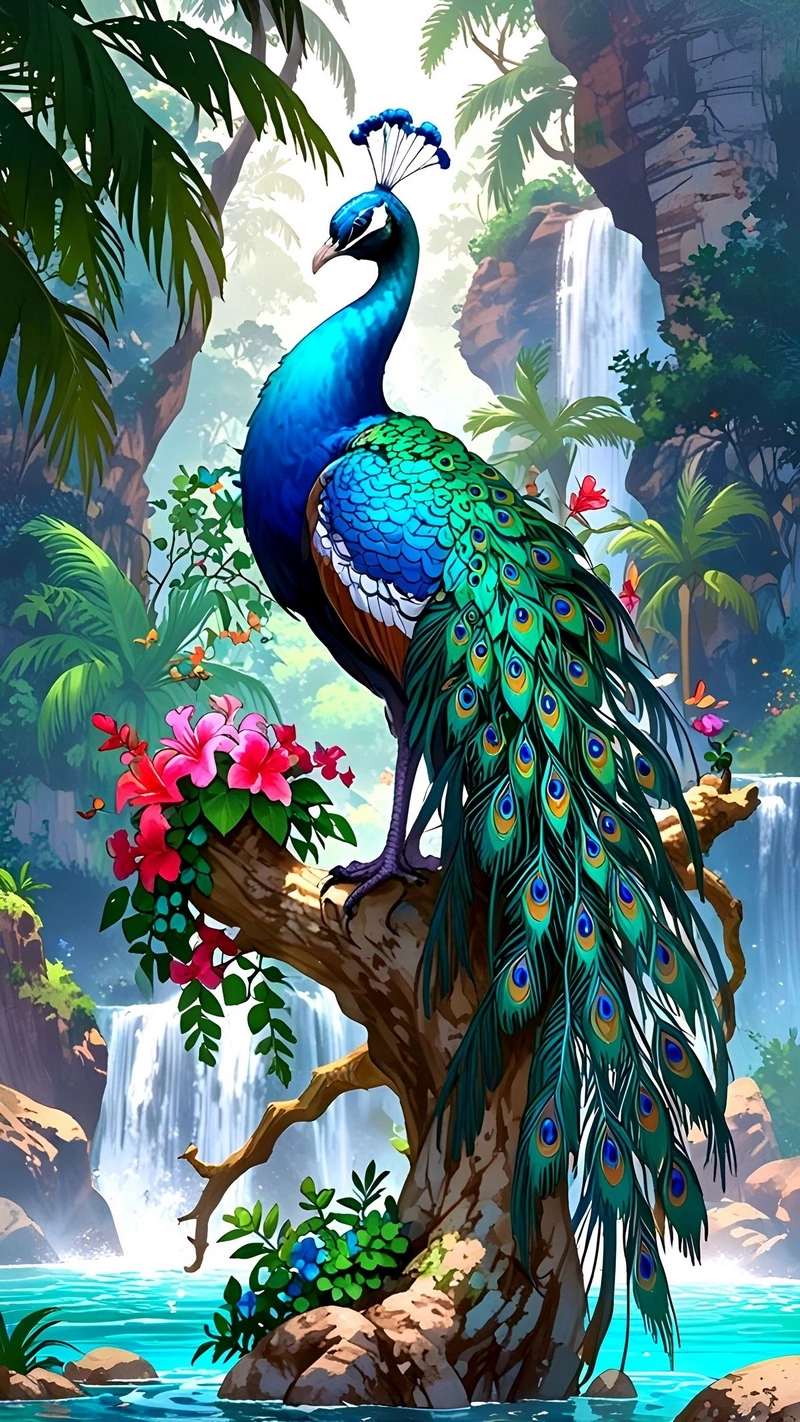 hình nền con công 28