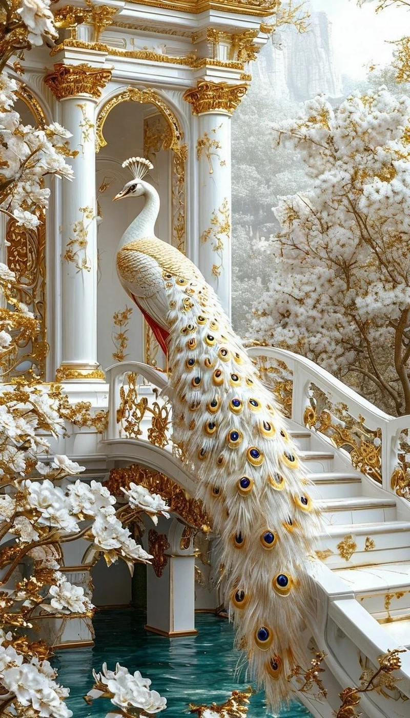 hình nền con công 3