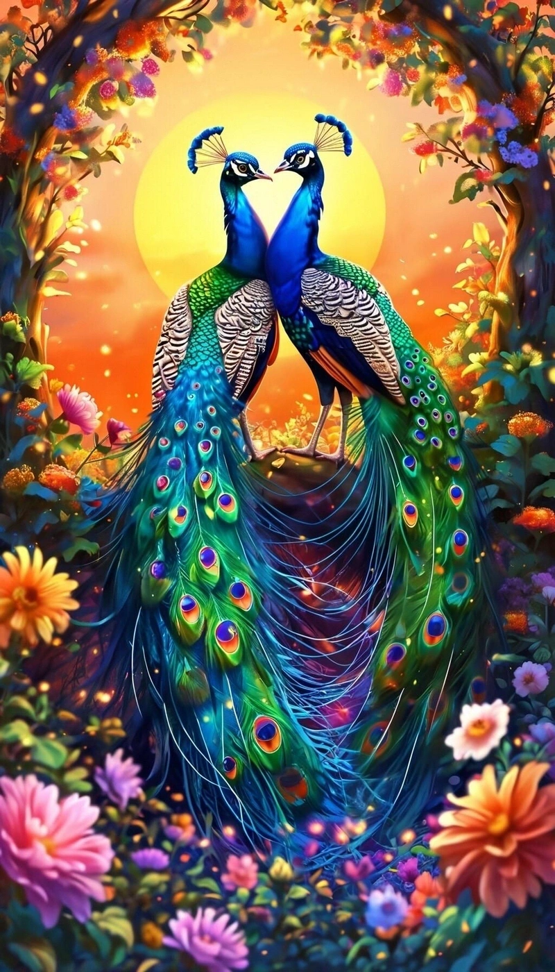 hình nền con công 34