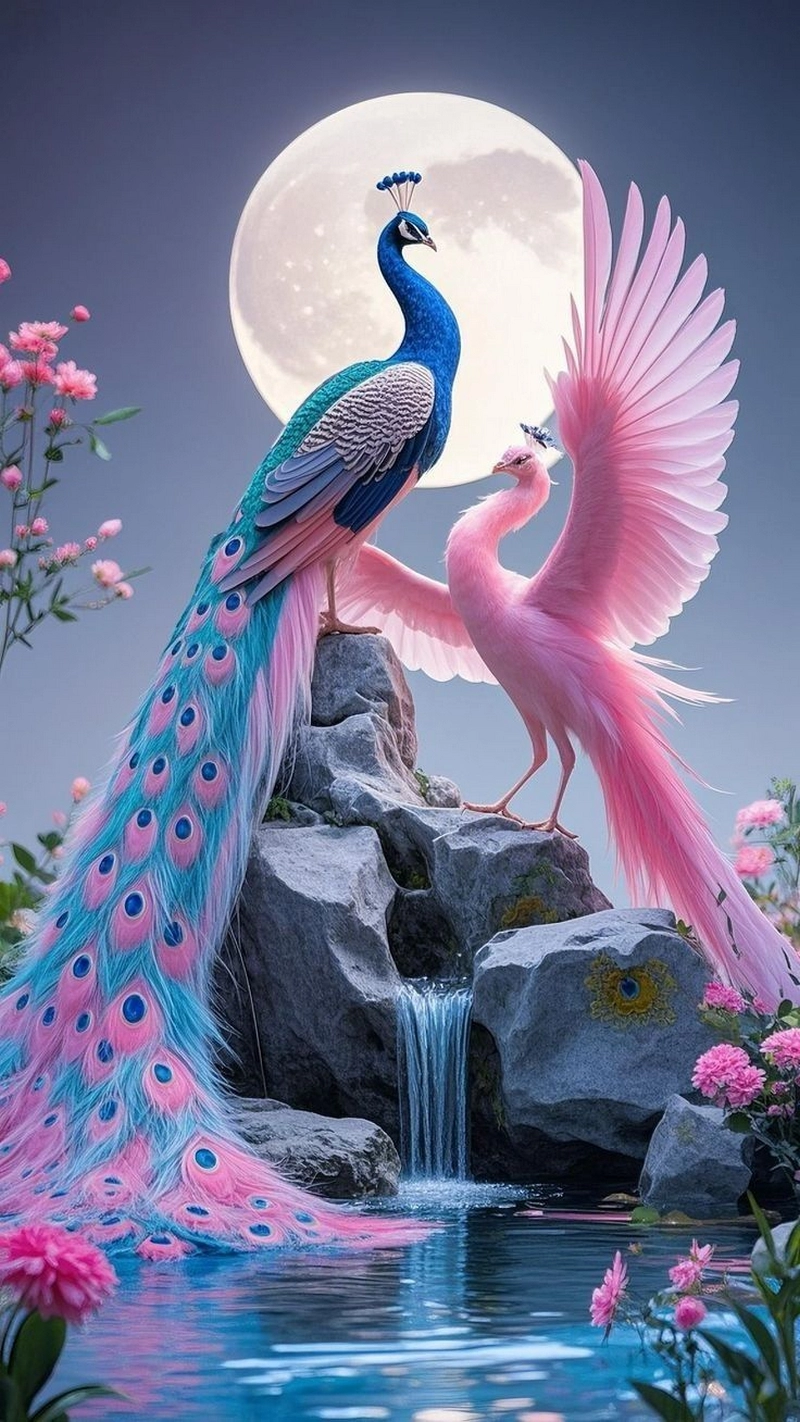 hình nền con công 40