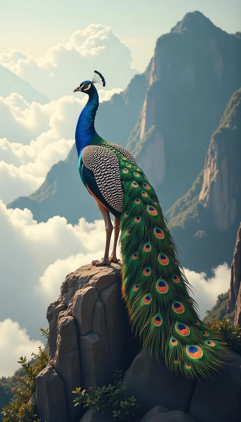 hình nền con công 49