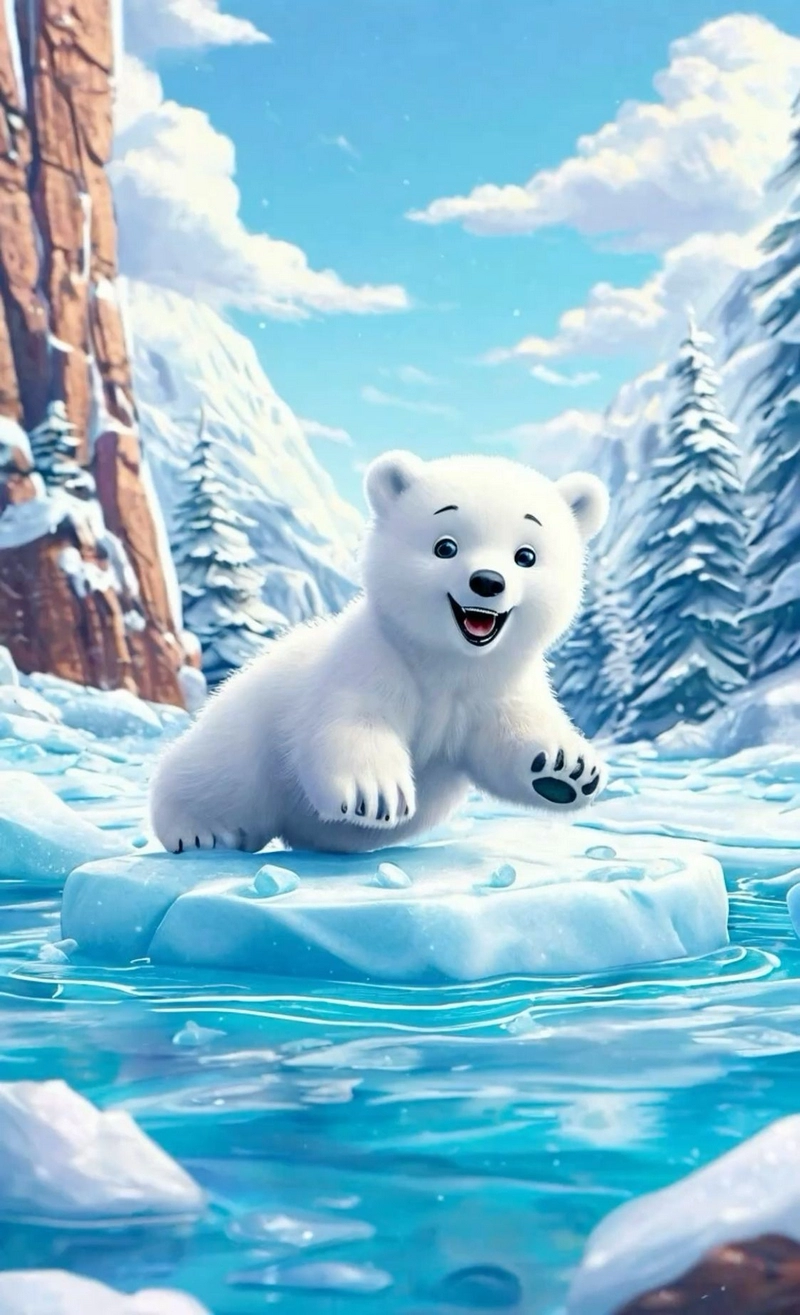 hình nền gấu bắc cực 11