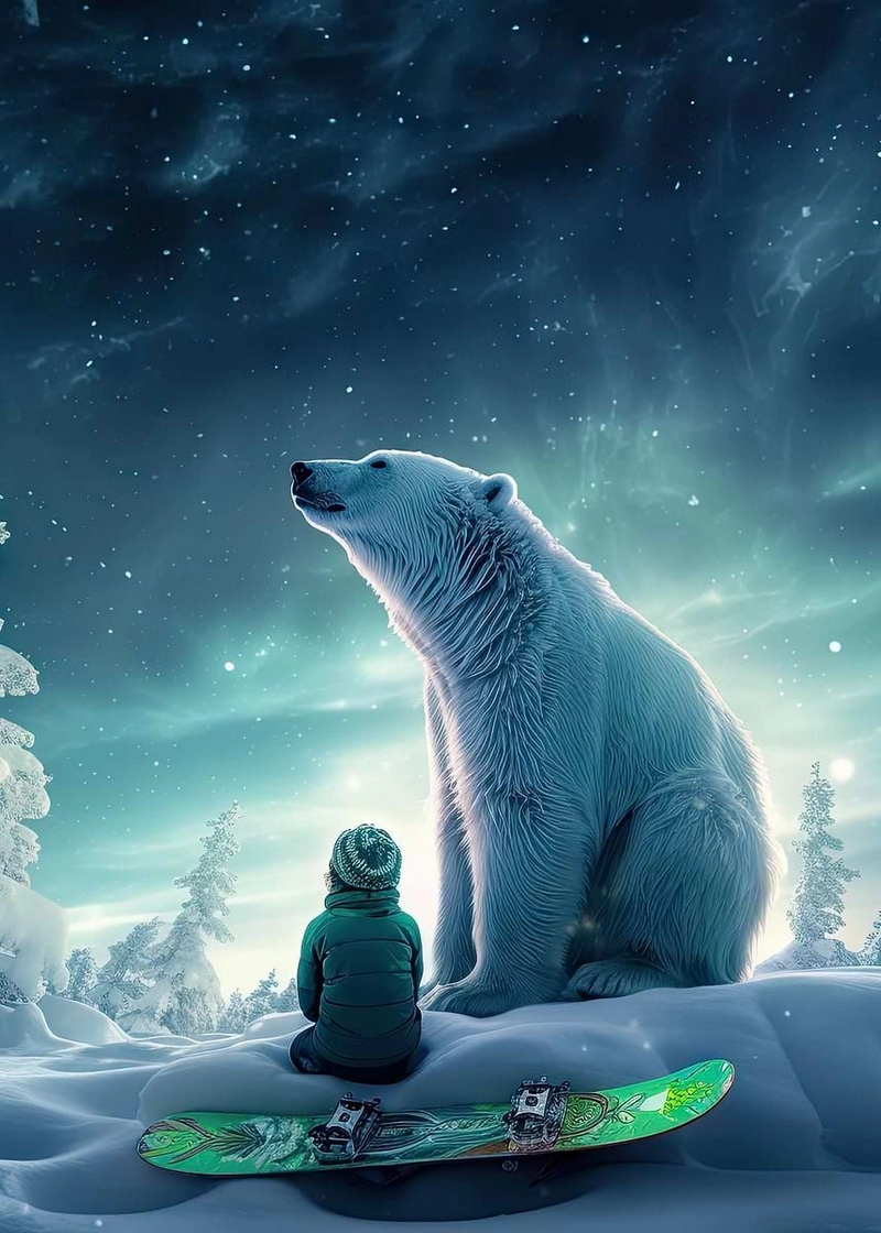 hình nền gấu bắc cực 4