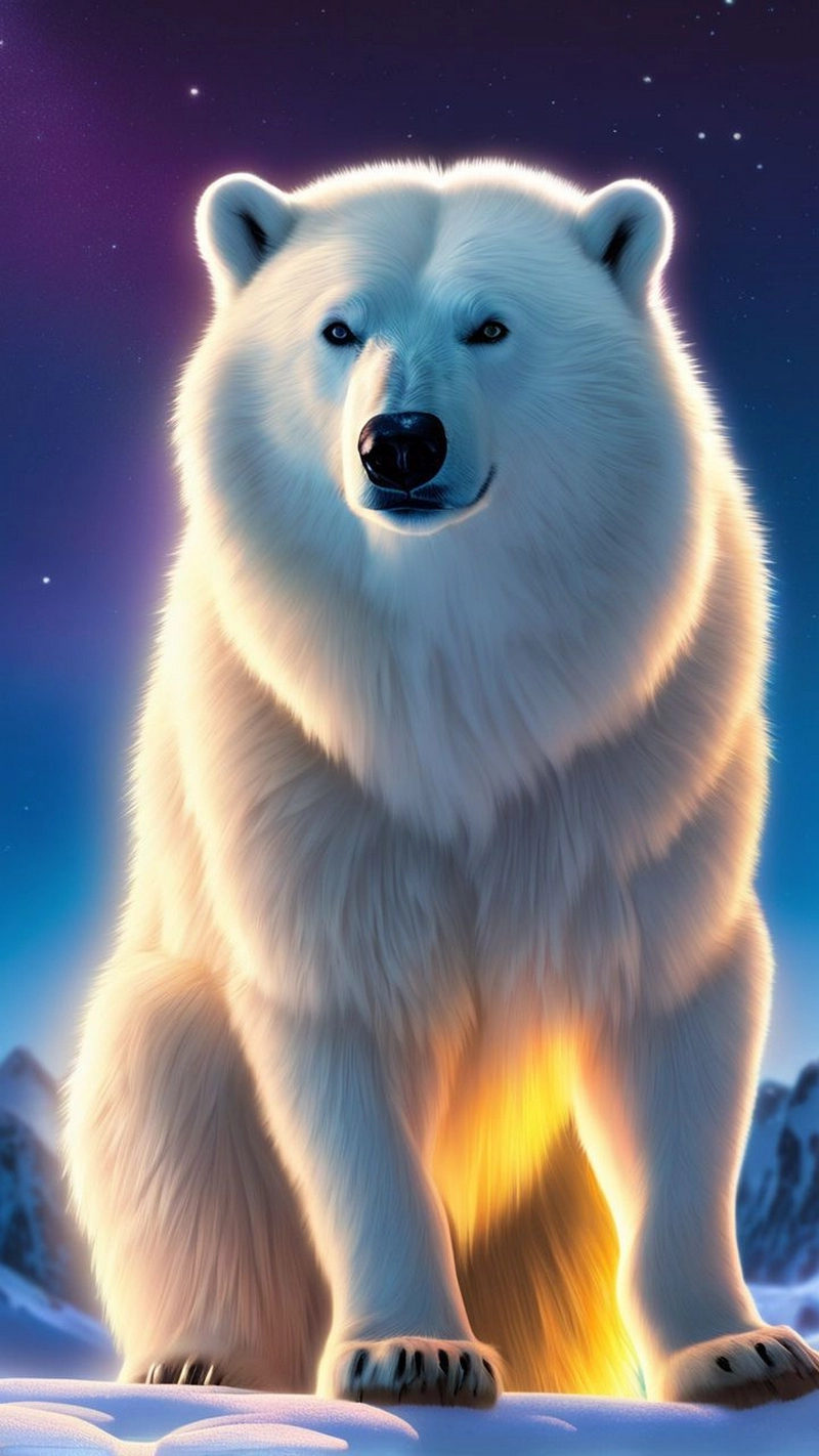 hình nền gấu bắc cực 5