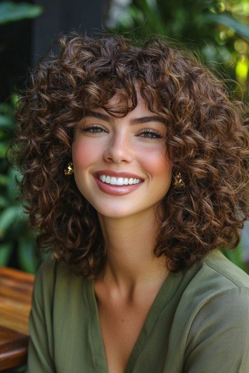 hình ảnh tóc xoăn hippie ngắn 14