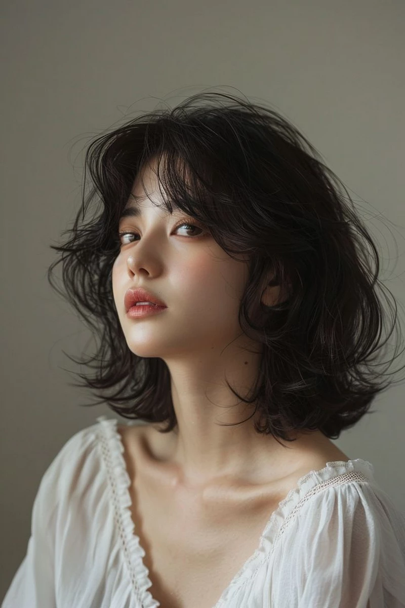 hình ảnh tóc xoăn hippie ngắn 22