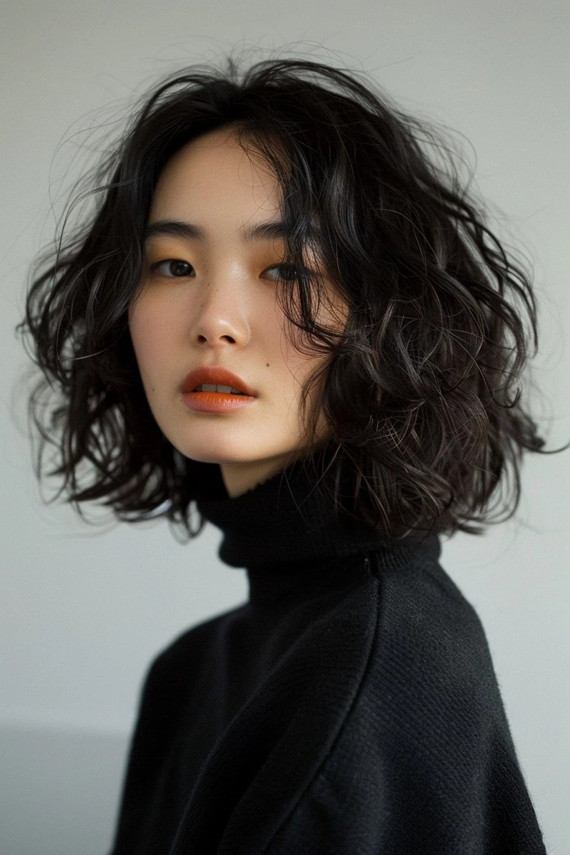 hình ảnh tóc xoăn hippie ngắn 23