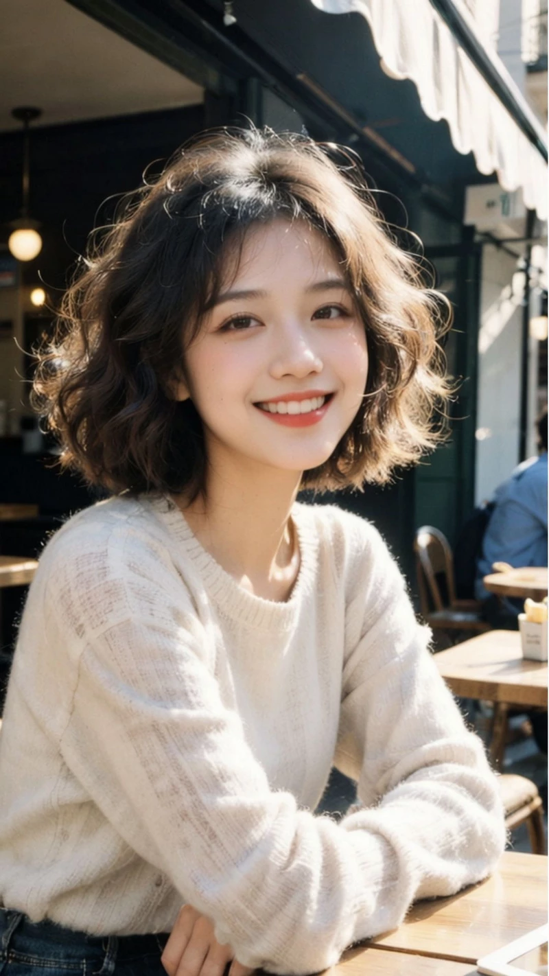 hình ảnh tóc xoăn hippie ngắn 9