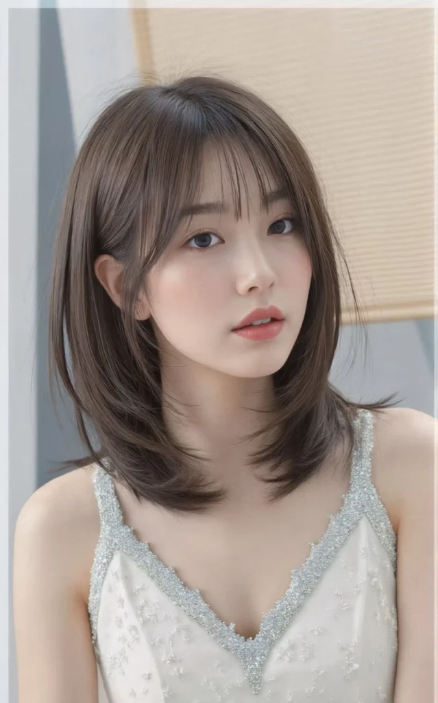 hình kiểu tóc mái pháp 17