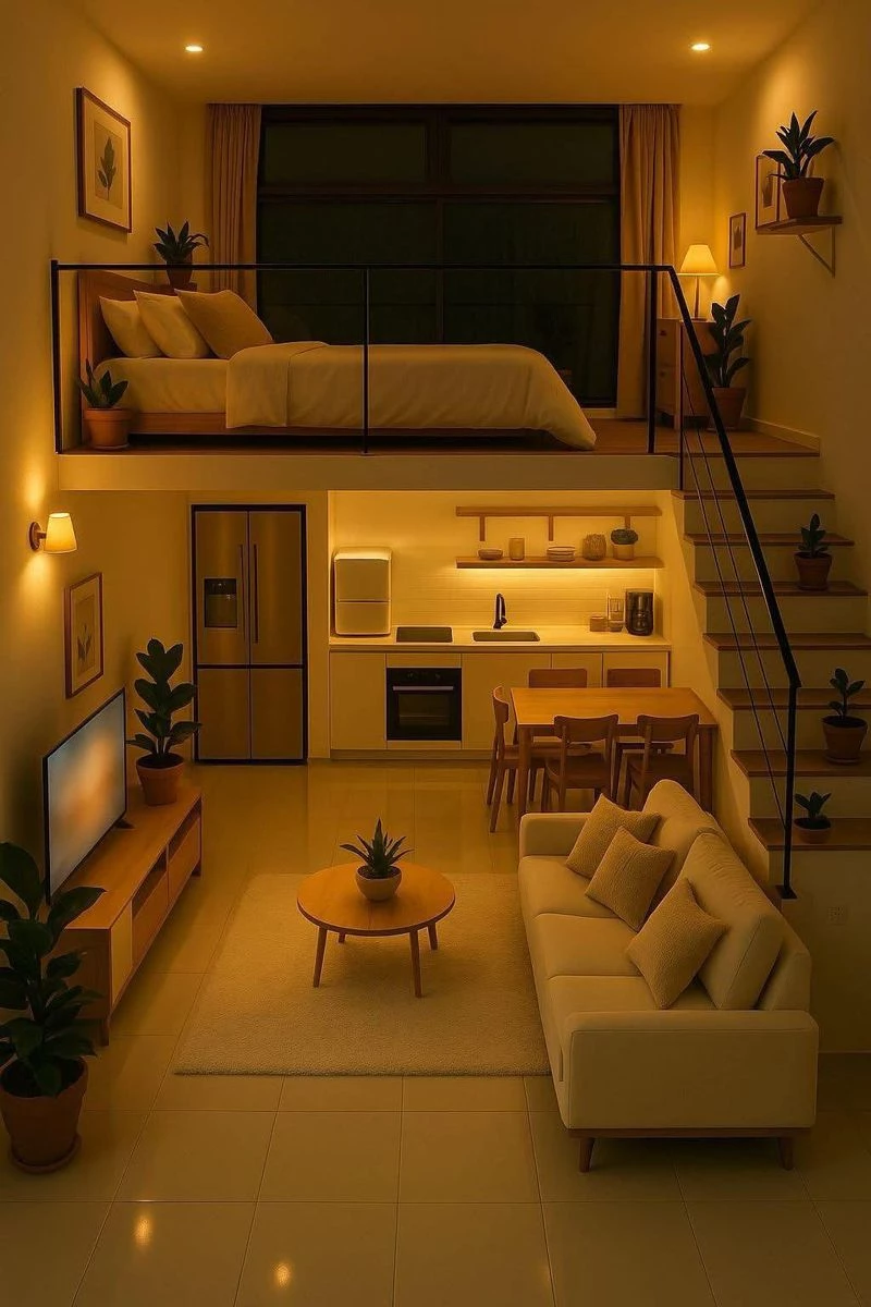 hình ảnh nhà gác lửng 21