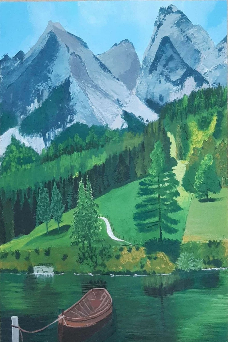 ảnh vẽ tranh phong cảnh thiên nhiên 15