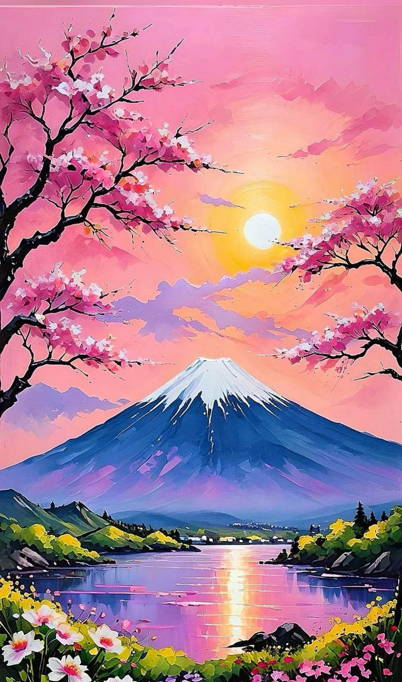 ảnh vẽ tranh phong cảnh thiên nhiên 20