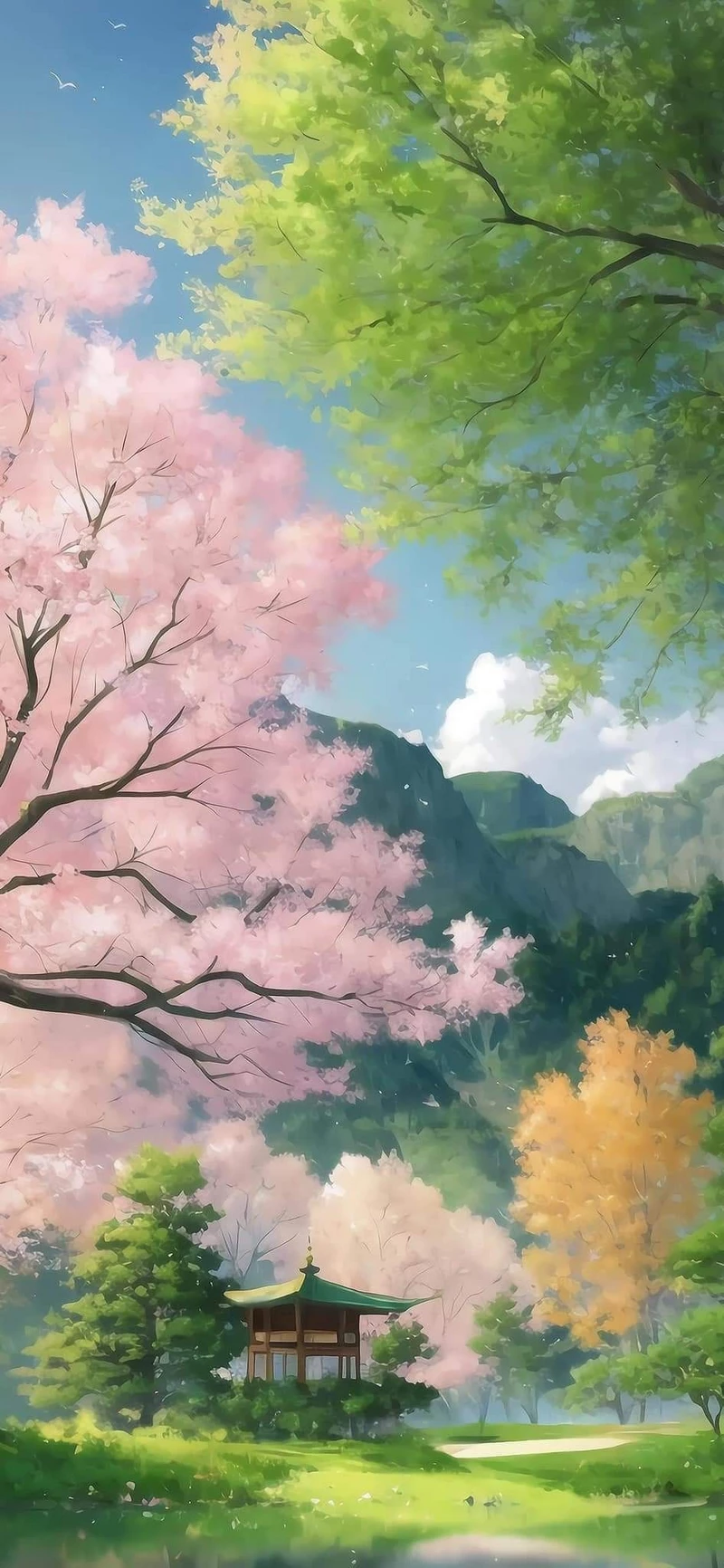 ảnh vẽ tranh phong cảnh thiên nhiên 21