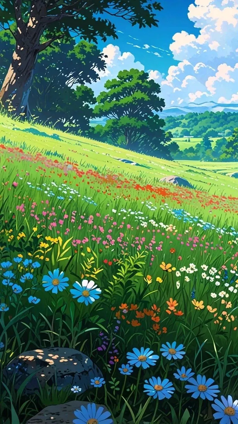 ảnh vẽ tranh phong cảnh thiên nhiên 28