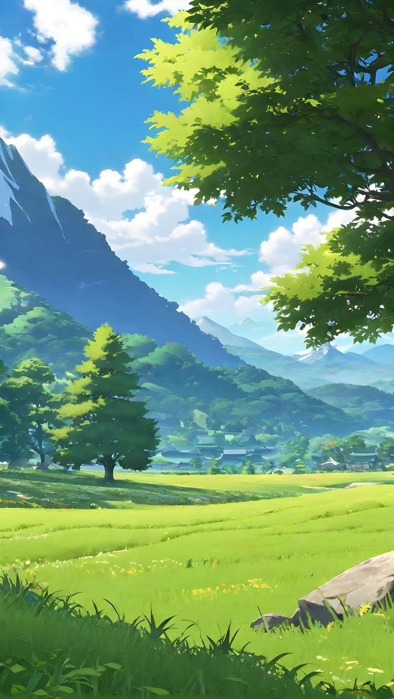 ảnh vẽ tranh phong cảnh thiên nhiên 30