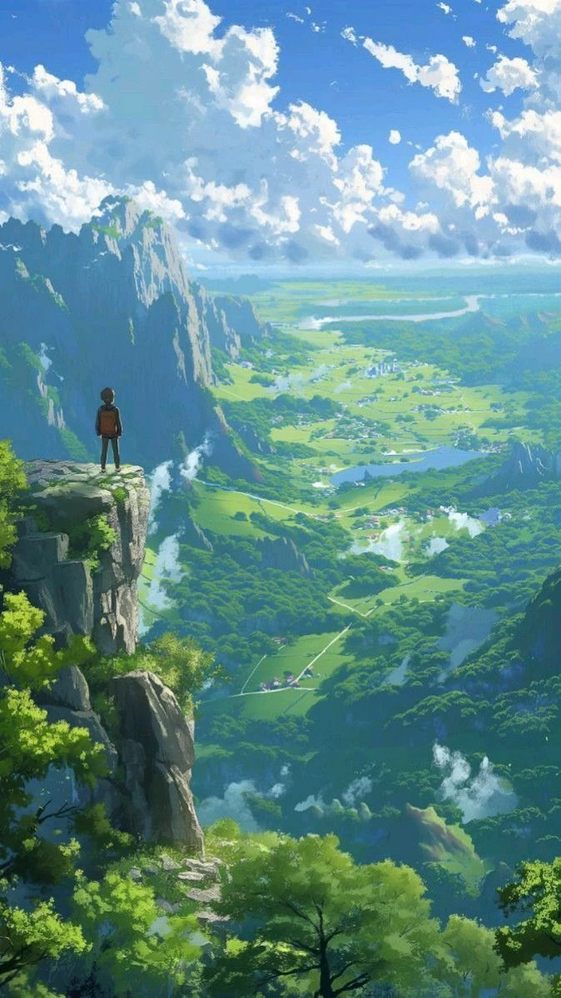 ảnh vẽ tranh phong cảnh thiên nhiên 34