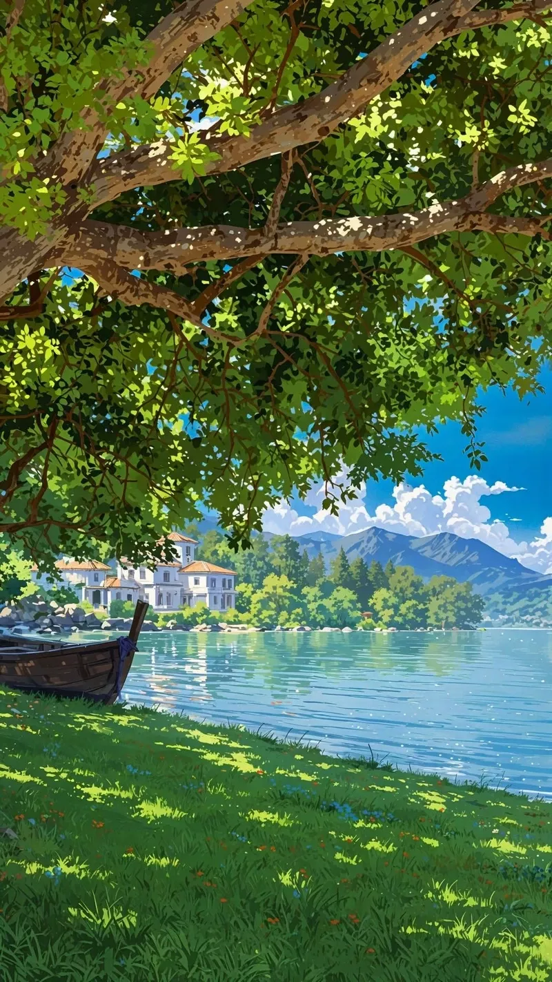 ảnh vẽ tranh phong cảnh thiên nhiên 5