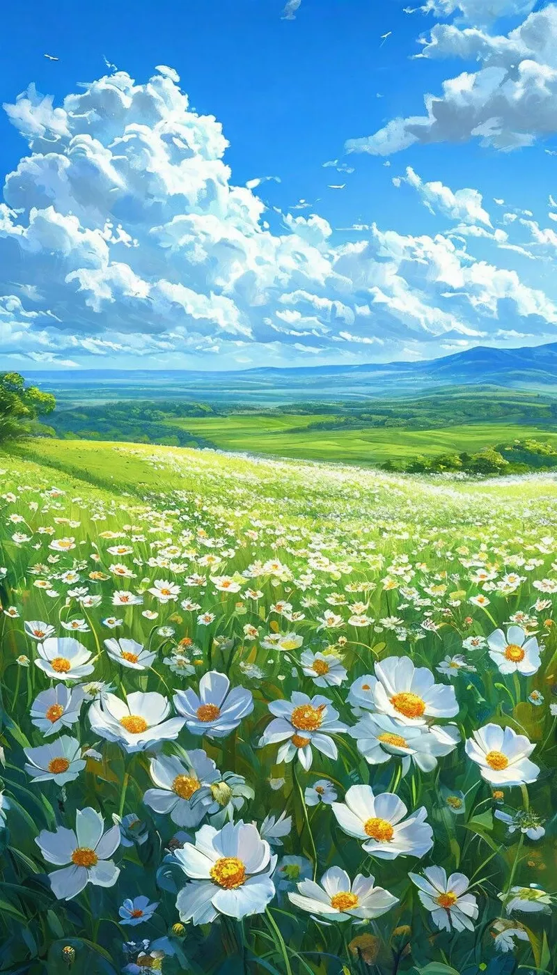 ảnh vẽ tranh phong cảnh thiên nhiên 9