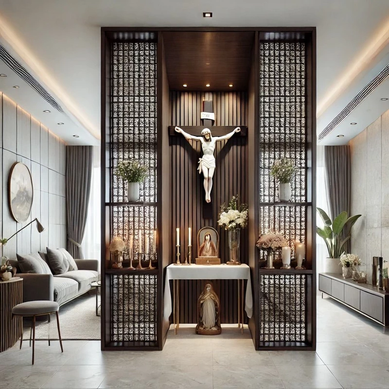 hình ảnh vách ngăn phòng khách 1