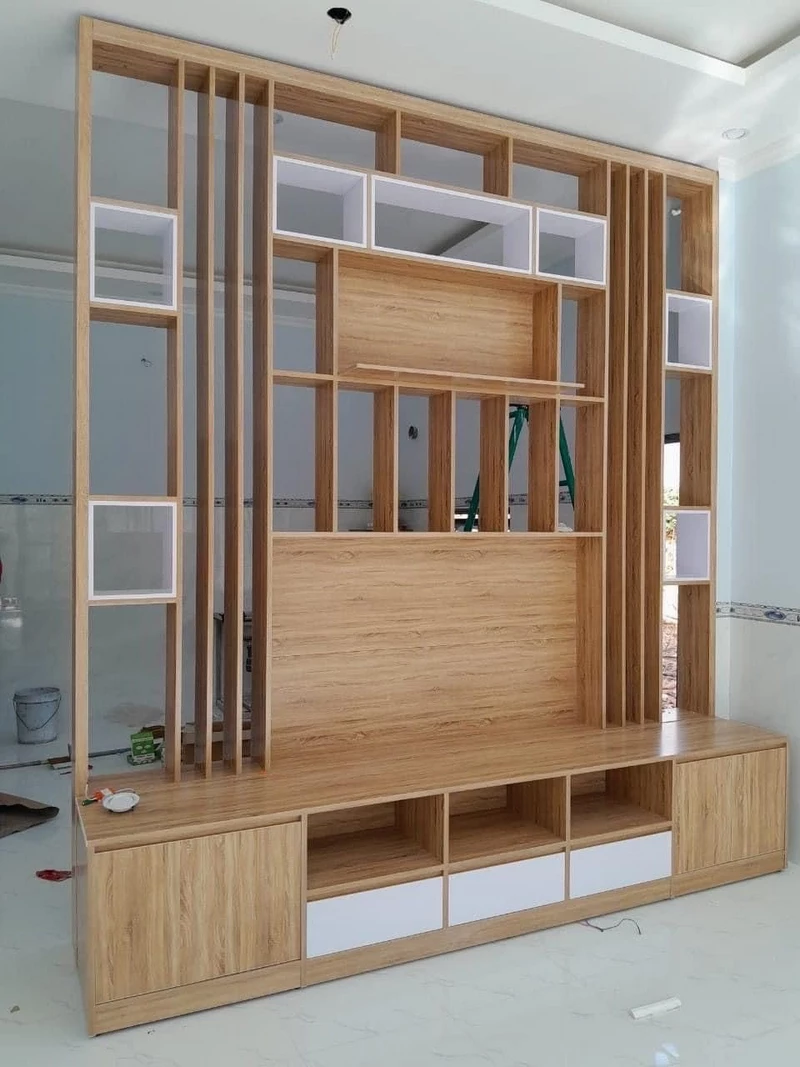 hình ảnh vách ngăn phòng khách 10