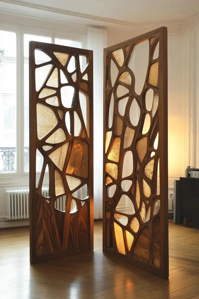 hình ảnh vách ngăn phòng khách 11