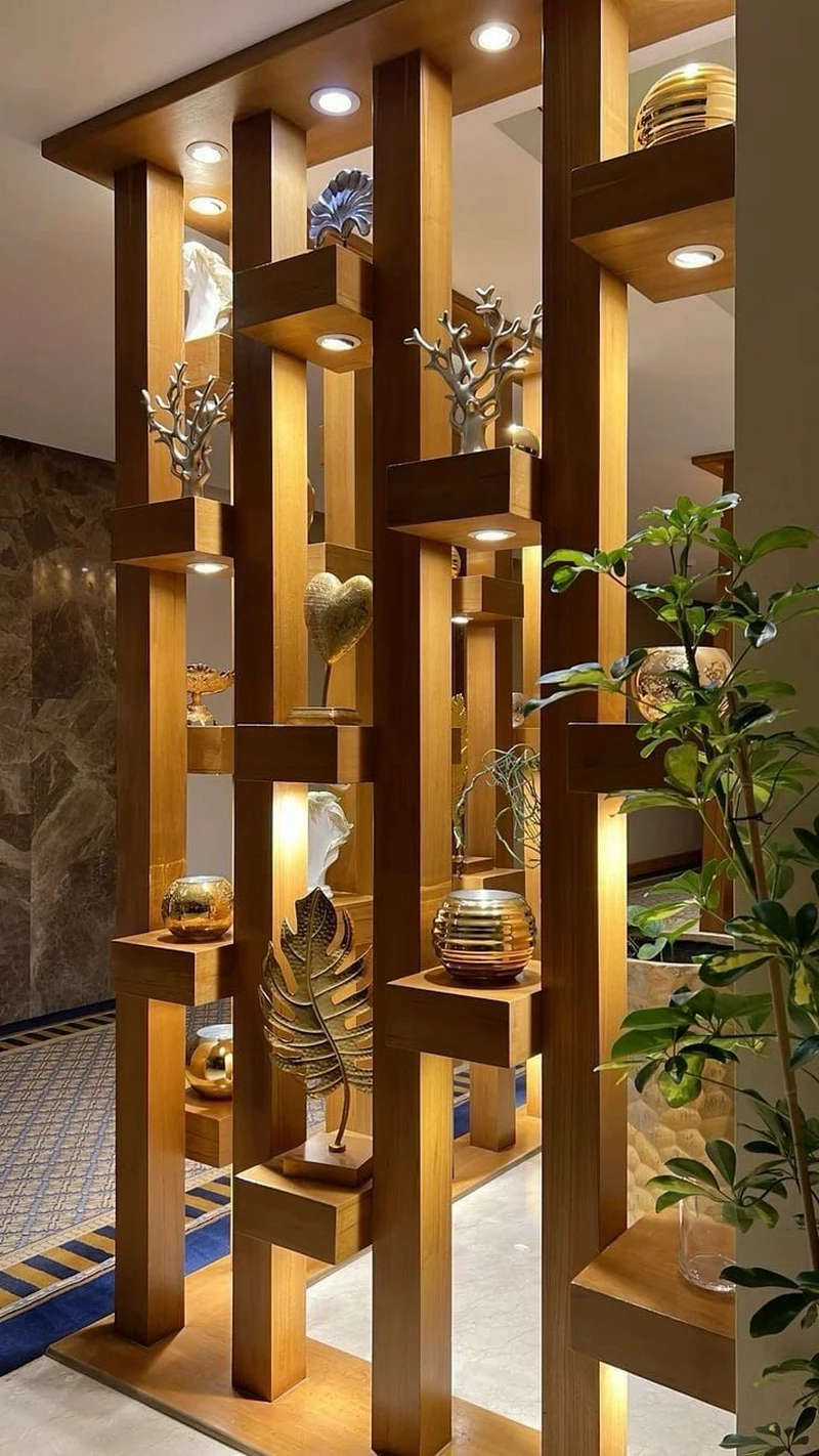 hình ảnh vách ngăn phòng khách 16