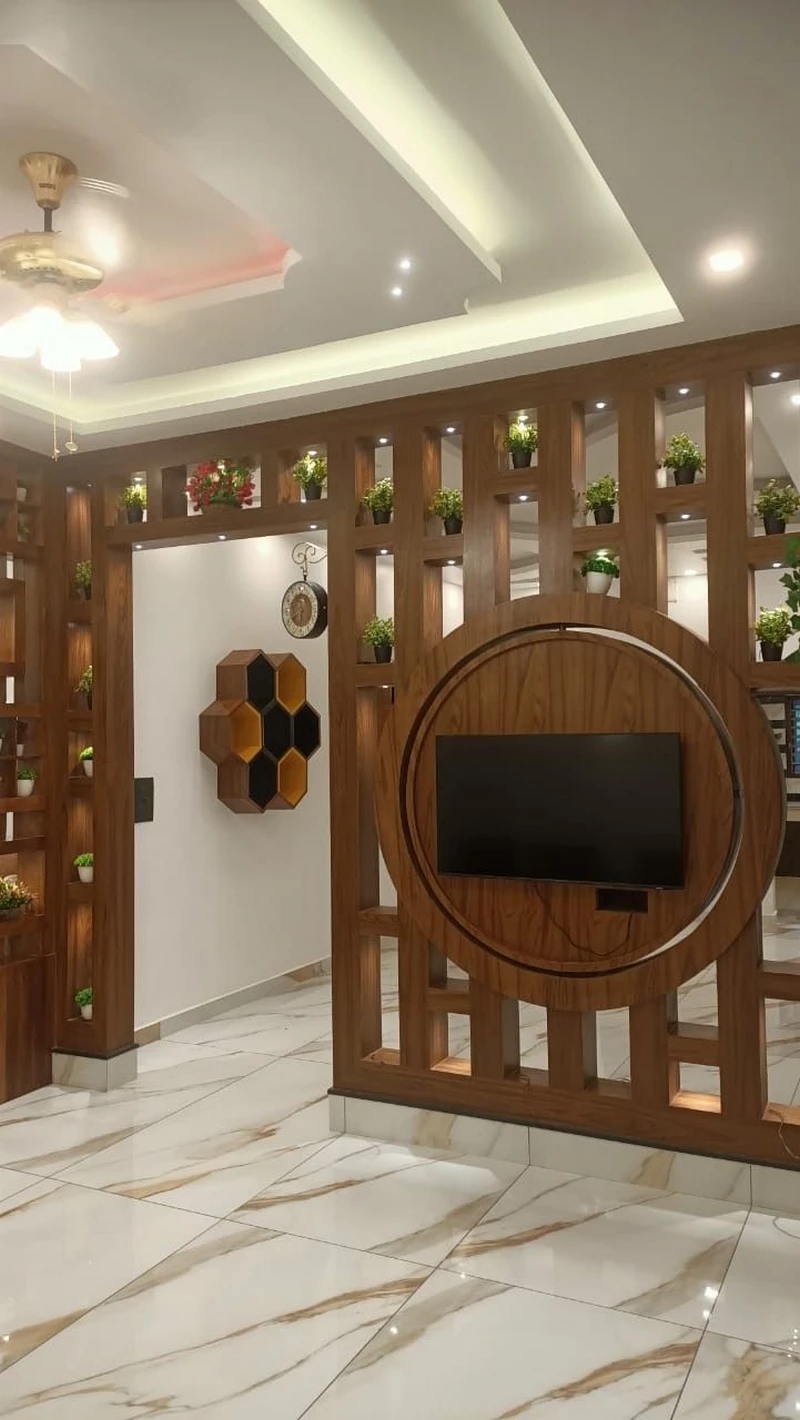 hình ảnh vách ngăn phòng khách 6