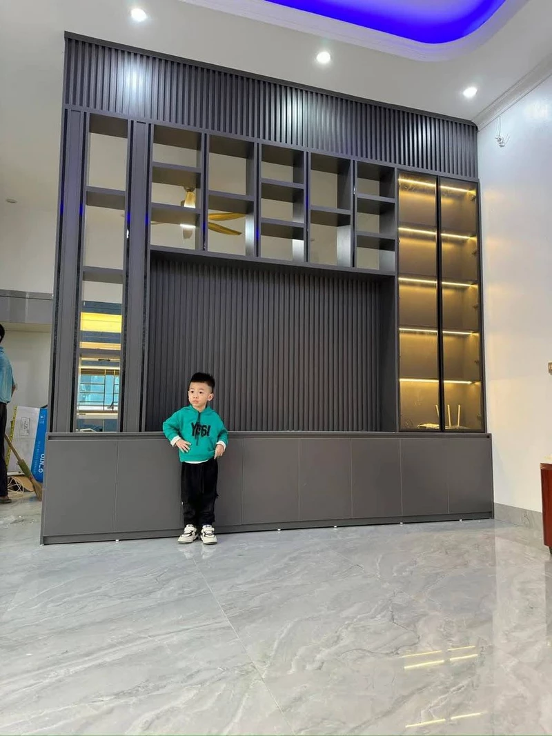 hình ảnh vách ngăn phòng khách 8