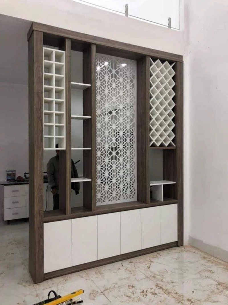 hình ảnh vách ngăn phòng khách 9