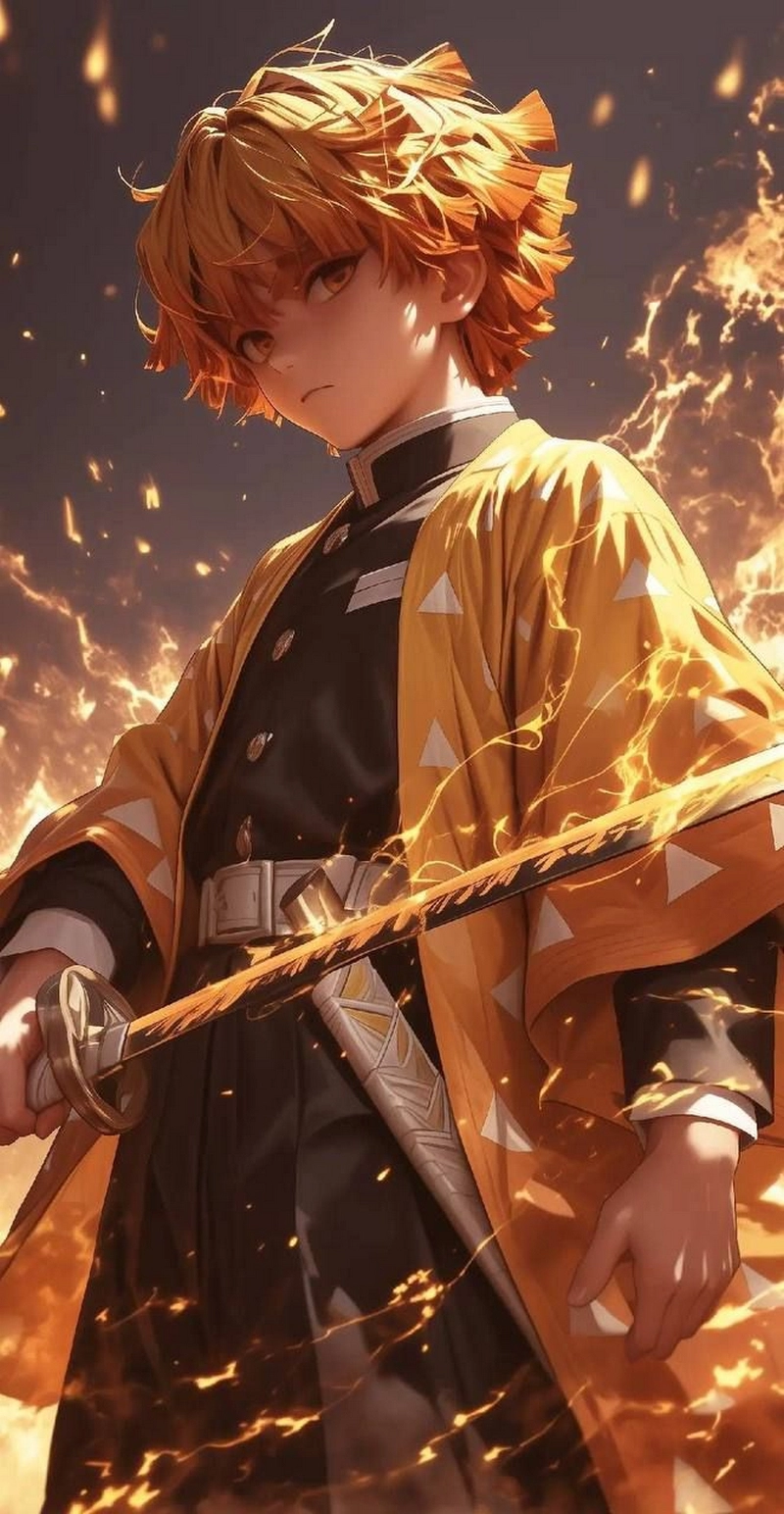 hình nền Zenitsu Agatsuma 43