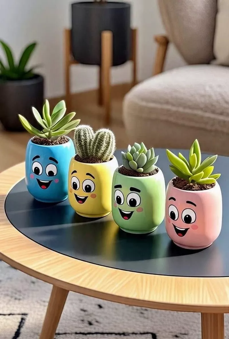 hình ảnh chậu cây tái chế 16