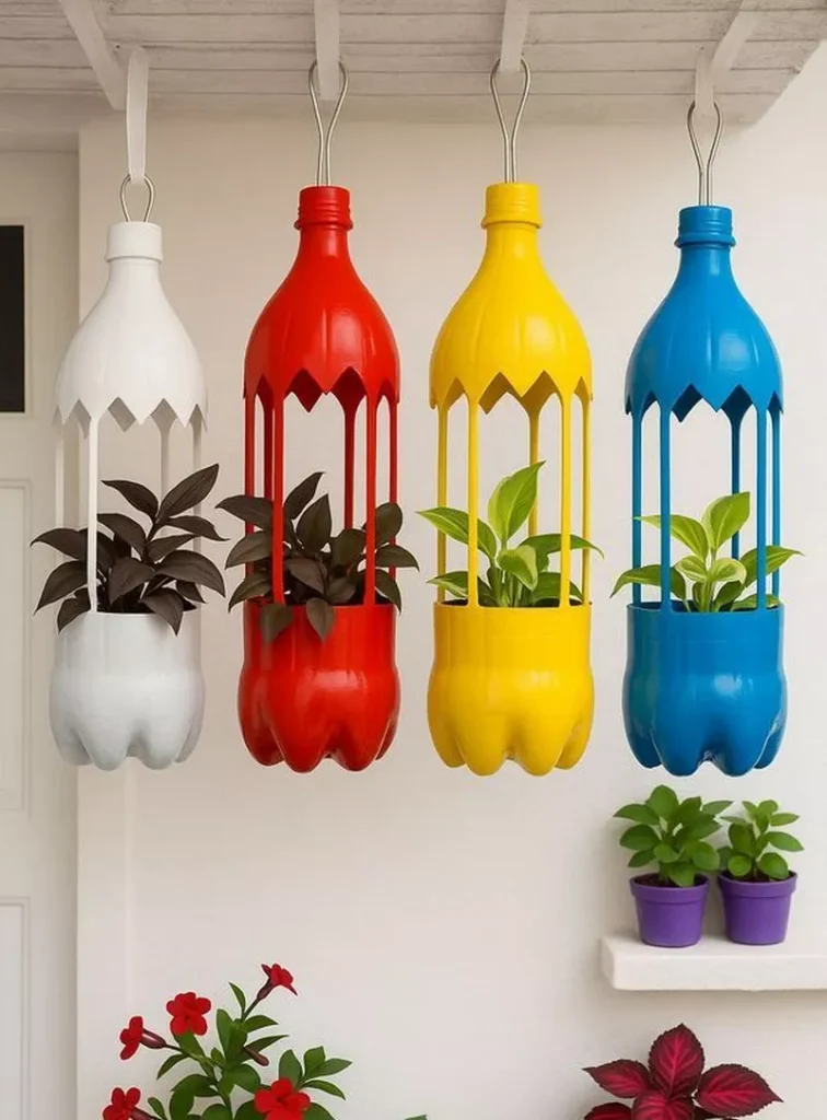 hình ảnh chậu cây tái chế 8