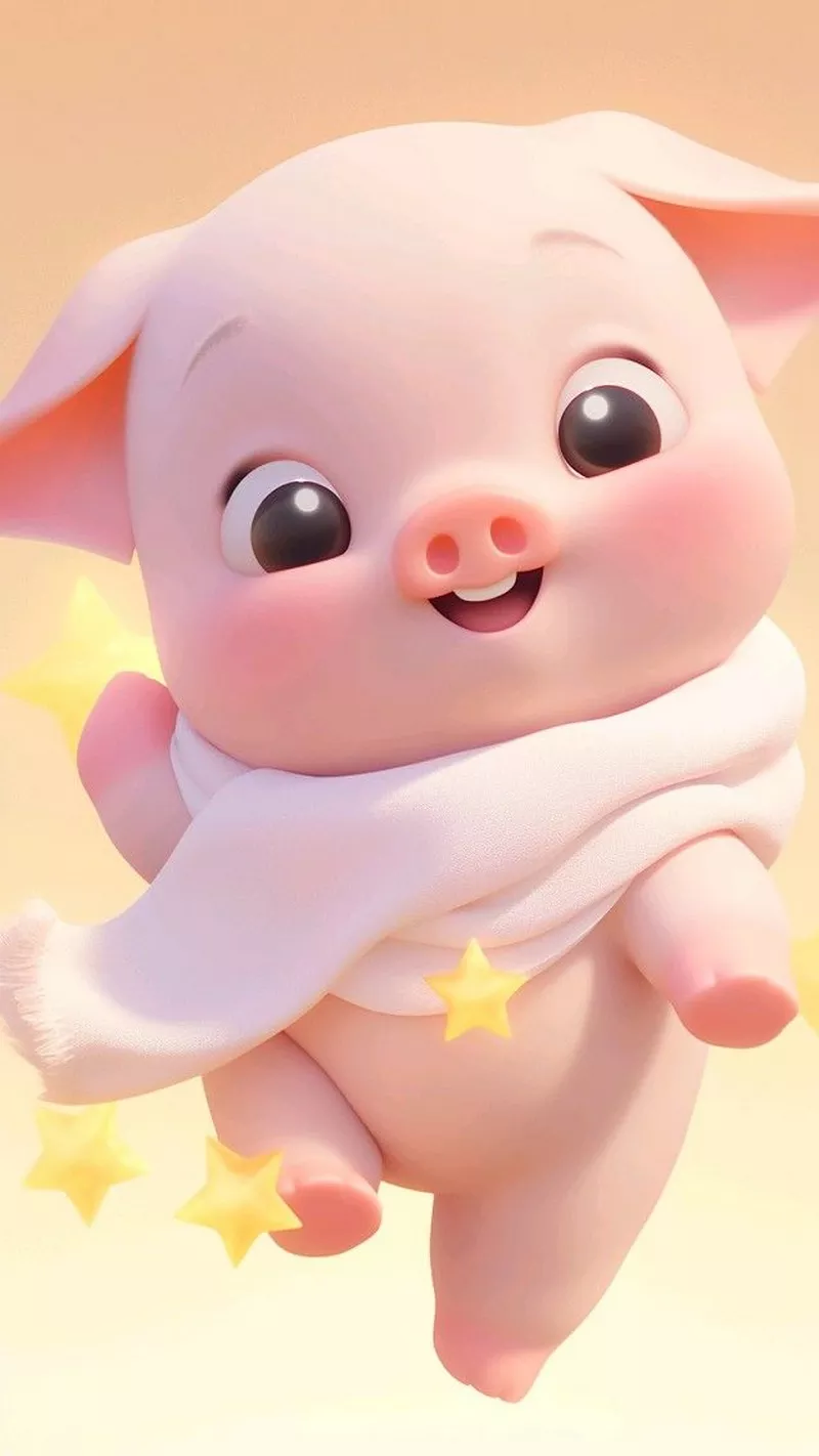 hình ảnh con heo cute 3