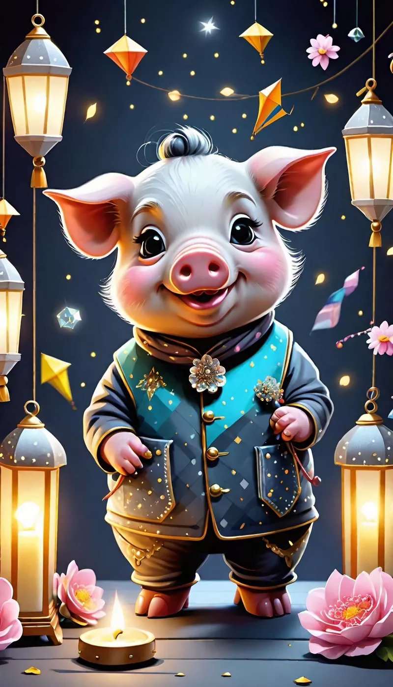 hình ảnh con heo cute 5