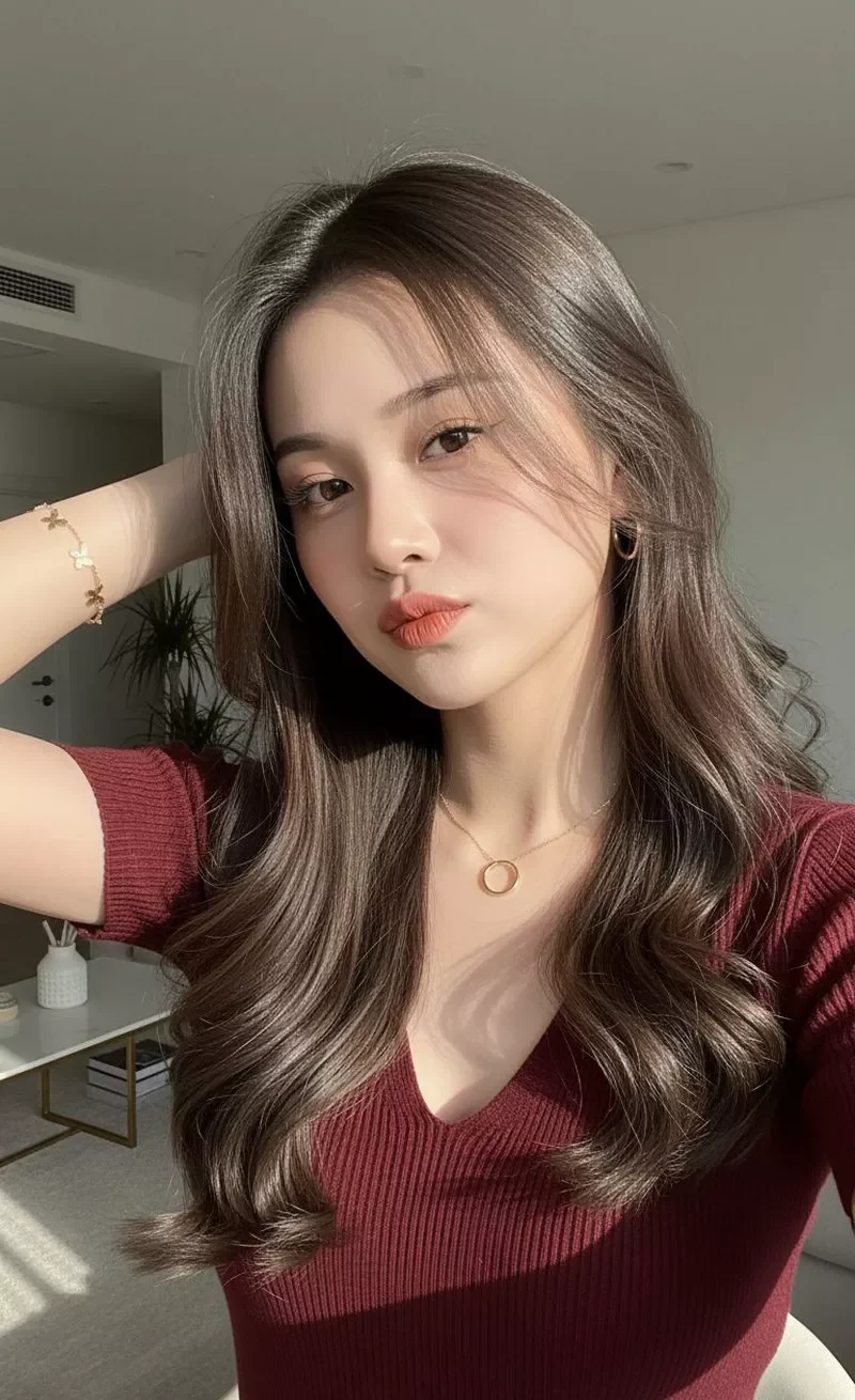 Ảnh gái xinh phong cách vintage nhẹ nhàng cổ điển