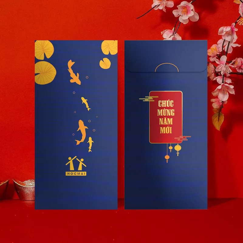 Bao lì xì Tết phong cách retro hoài niệm