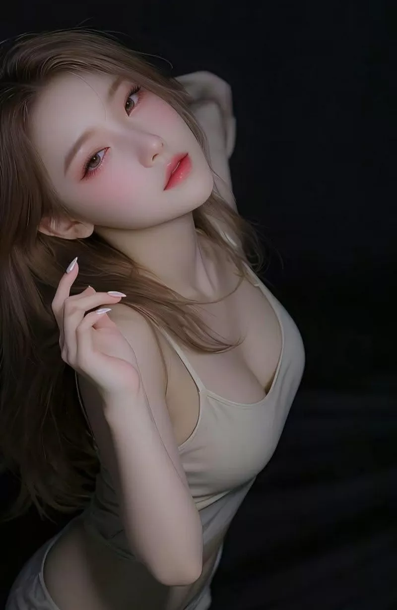 Gái xinh TikTok trang điểm nhẹ nhàng tự nhiên