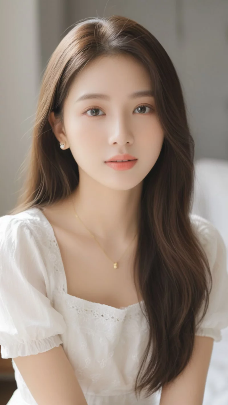 Gái xinh Trung Quốc chụp ảnh cận mặt cực xinh