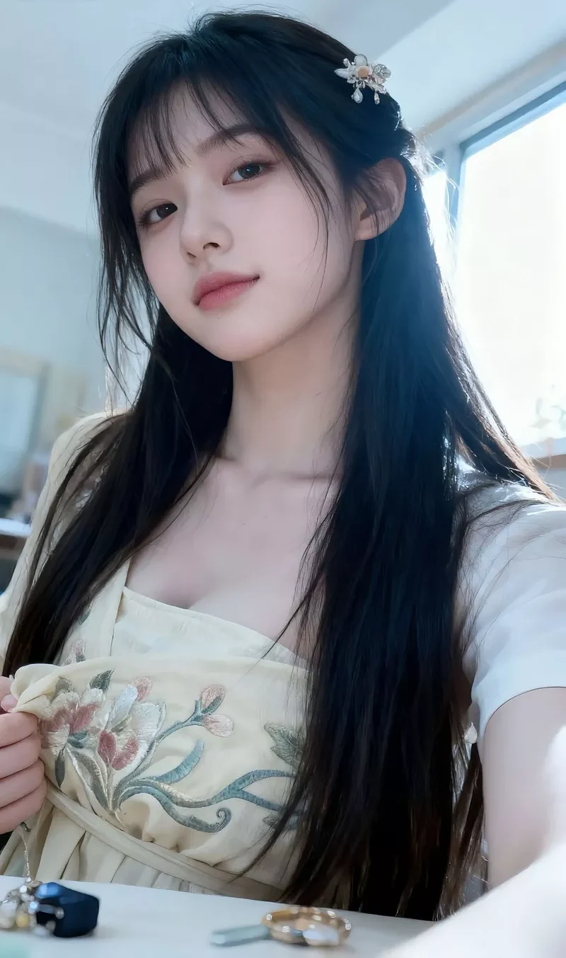 Hot girl TikTok tóc dài dịu dàng cuốn hút