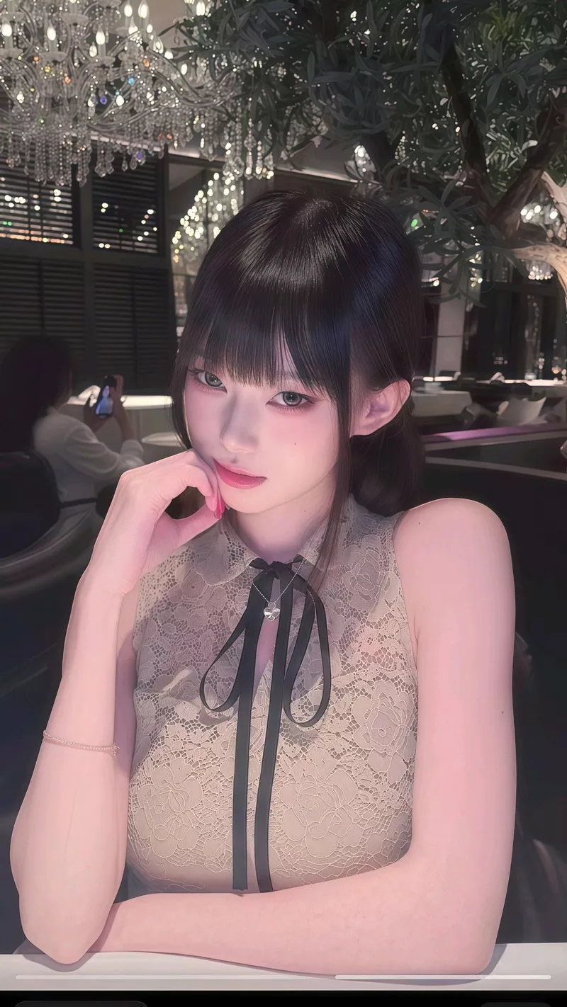 Hot girl TikTok xinh đẹp nổi bật giữa đám đông