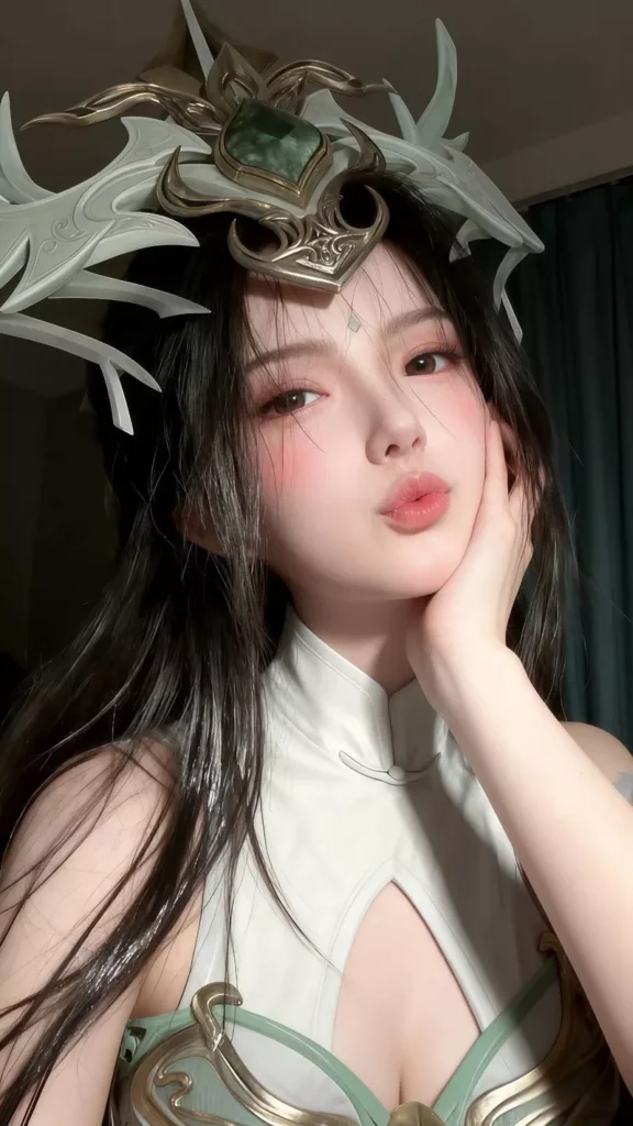 Hot girl TikTok xinh xắn tạo trend mạng xã hội