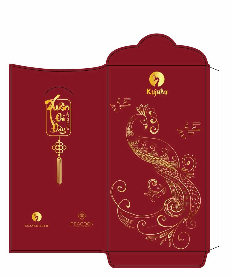 Mẫu bao lì xì Tết ý nghĩa tài lộc phú quý