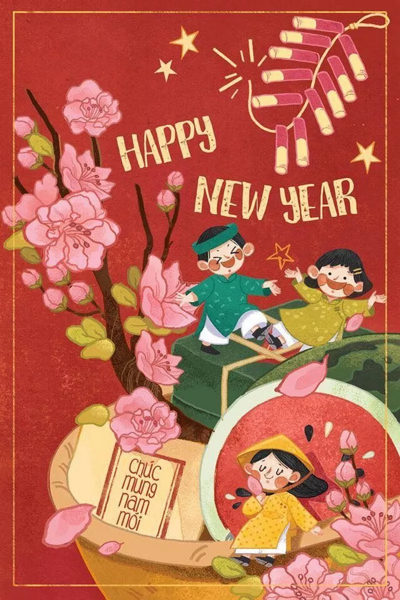 Mẫu lì xì Tết đẹp đơn giản mà tinh tế