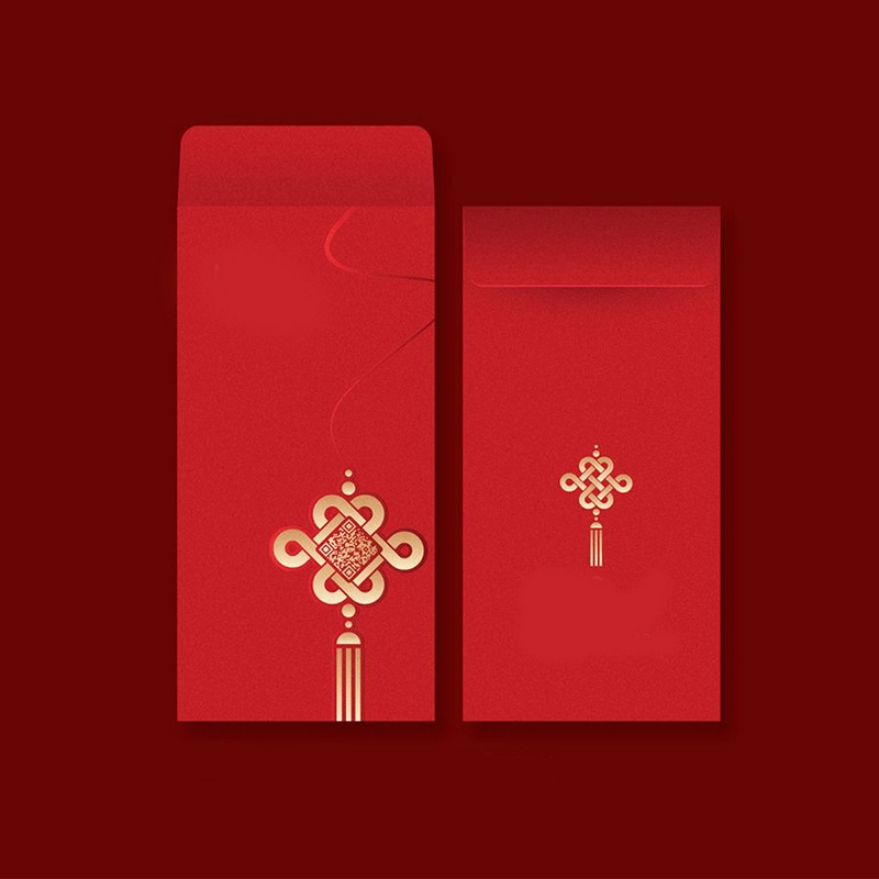 Mẫu lì xì Tết phong cách hiện đại tối giản